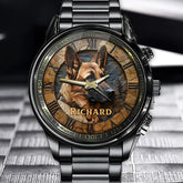 Brave German Shepherd - Personalized Dog Hand Watch